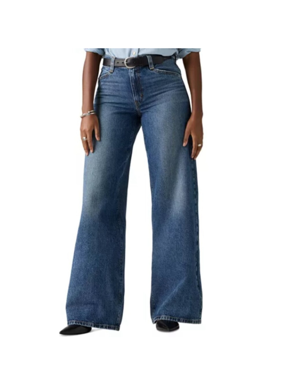 NWT Levi's Women's '94 Baggy Wide-Leg Relaxed-Fit Denim Jeans Size 31 (12)